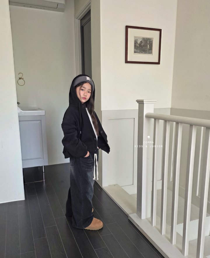 Comma - Korean Children Fashion - #Kfashion4kids - Hood Button Jacket - 9