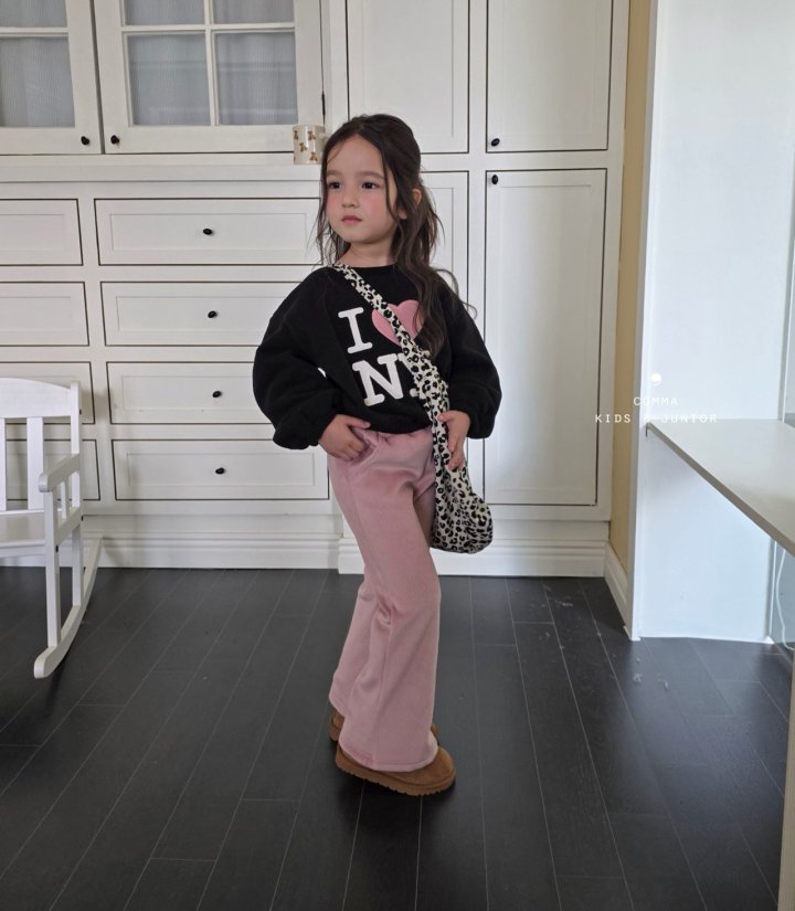 Comma - Korean Children Fashion - #Kfashion4kids - Ribbed Bootcut Pants