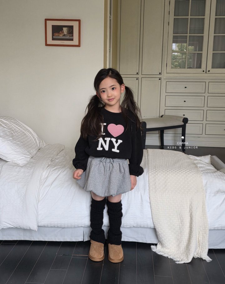 Comma - Korean Children Fashion - #Kfashion4kids - NY Heart Tee - 8