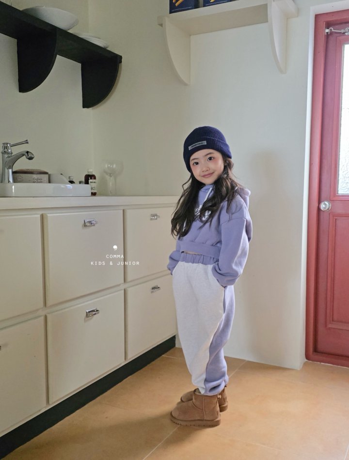 Comma - Korean Children Fashion - #Kfashion4kids - Half-Half Jogger Pants - 5