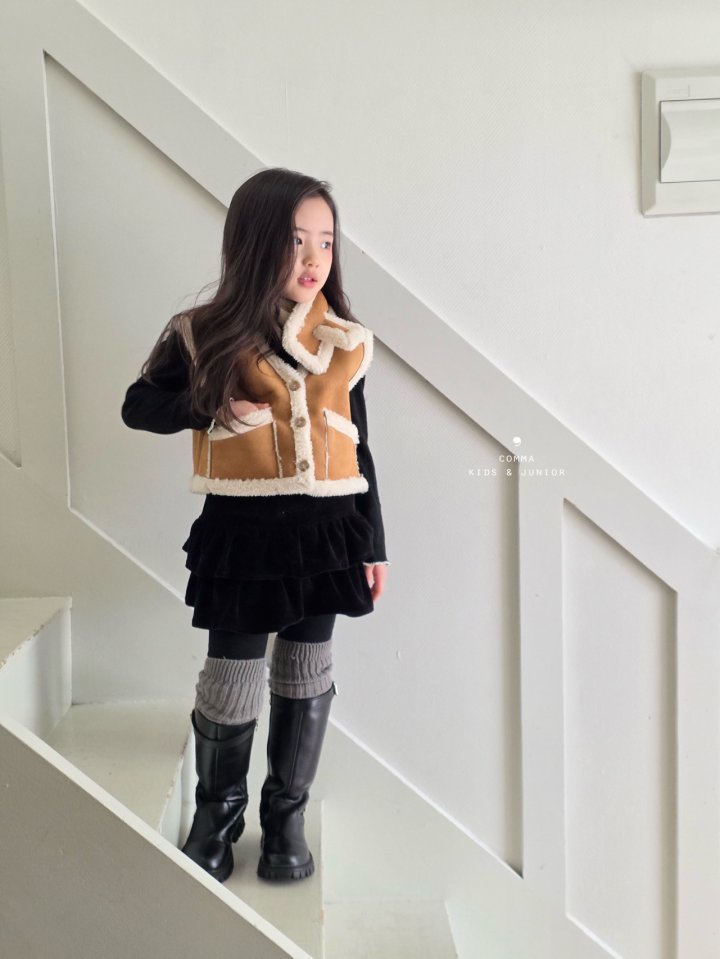 Comma - Korean Children Fashion - #Kfashion4kids - Mustang Junior Vest (with Scarf Set) - 3