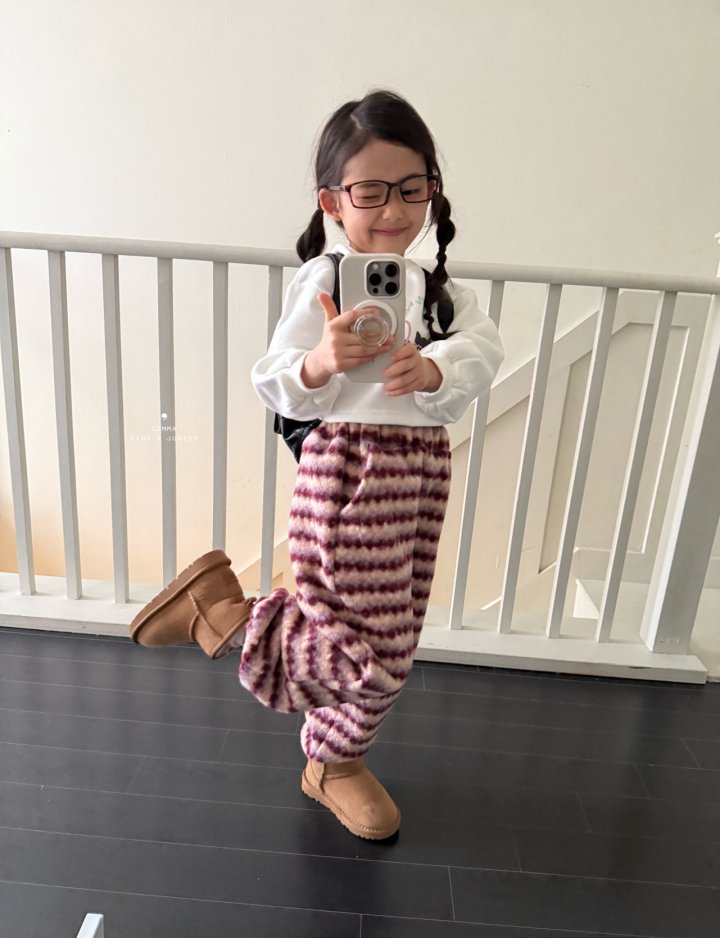 Comma - Korean Children Fashion - #Kfashion4kids - Nyang Crop Tee - 9