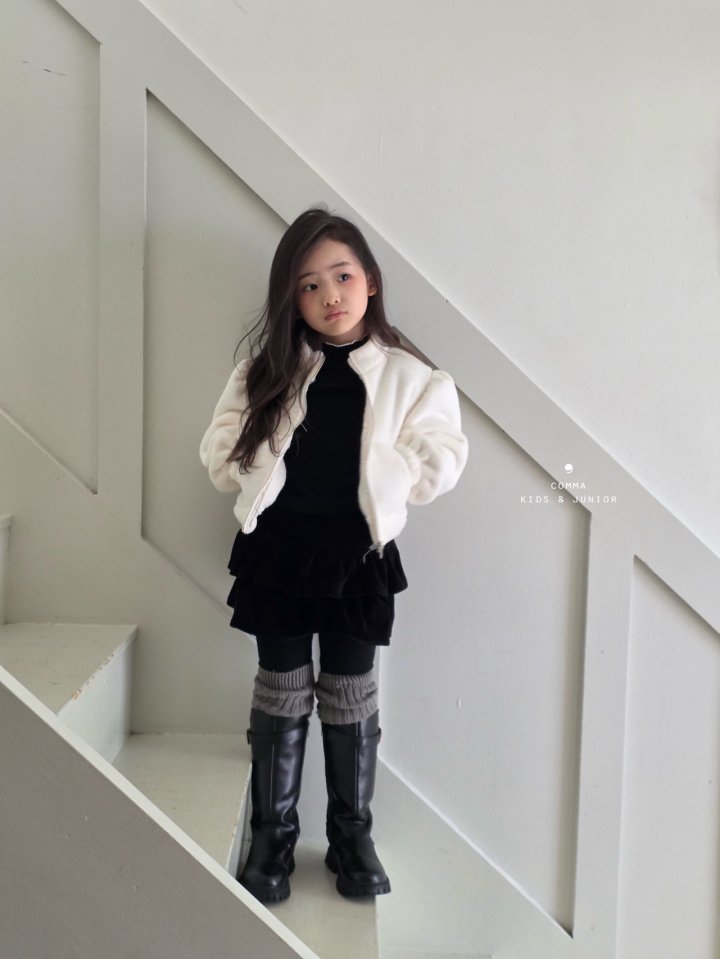 Comma - Korean Children Fashion - #childofig - Shirring Fleece Junior Jacket (with Balaclava) - 7
