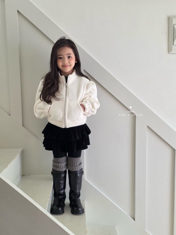 Comma - Korean Children Fashion - #childofig - Shirring Fleece Junior Jacket (with Balaclava) - 8