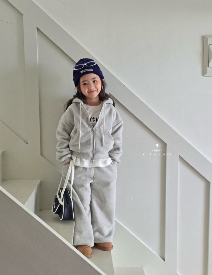 Comma - Korean Children Fashion - #childofig - Fleece Hood Jacket - 7