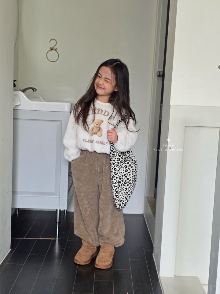 Comma - Korean Children Fashion - #childofig - Furry Bear Sweatshirt - 9