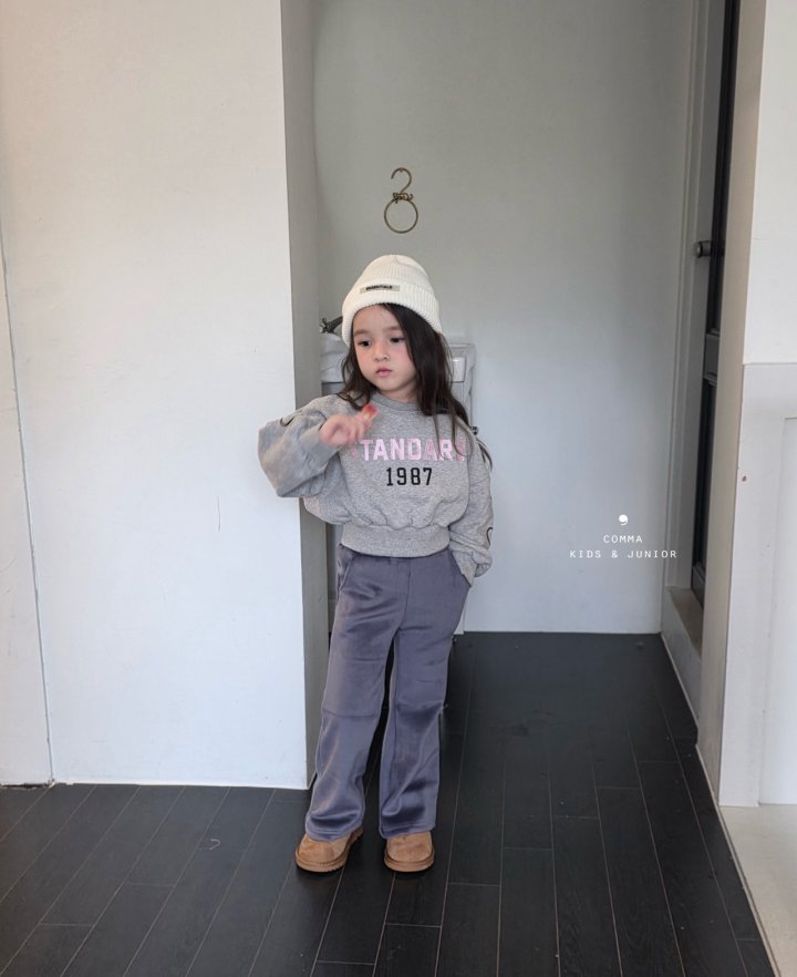 Comma - Korean Children Fashion - #childofig - Ribbed Bootcut Pants - 7