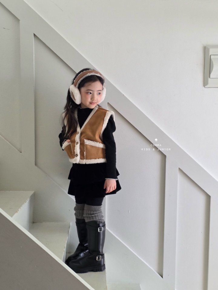 Comma - Korean Children Fashion - #childofig - Mustang Junior Vest (with Scarf Set) - 9
