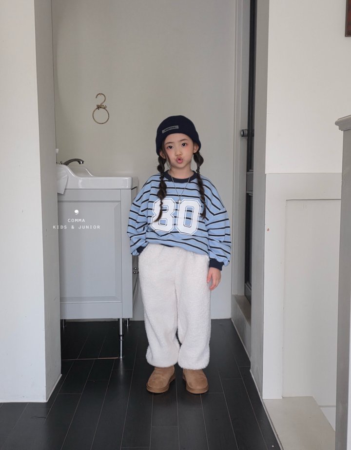 Comma - Korean Children Fashion - #childofig - 80 Stripe Sweatshirt - 8
