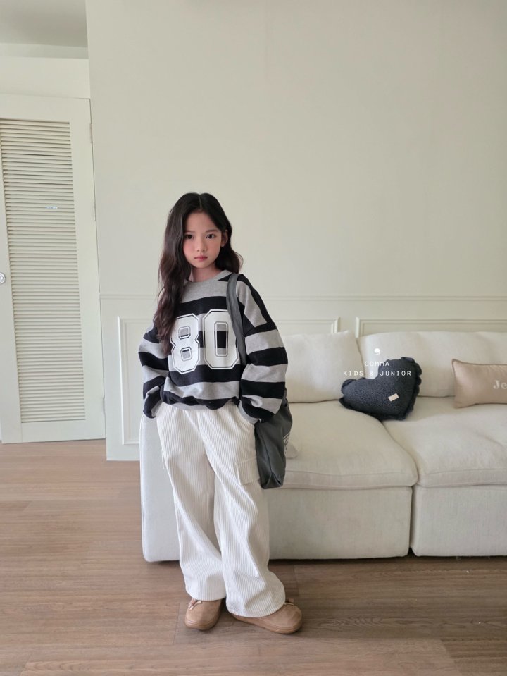 Comma - Korean Children Fashion - #childofig - 80 Stripe Sweatshirt (Junior) - 7