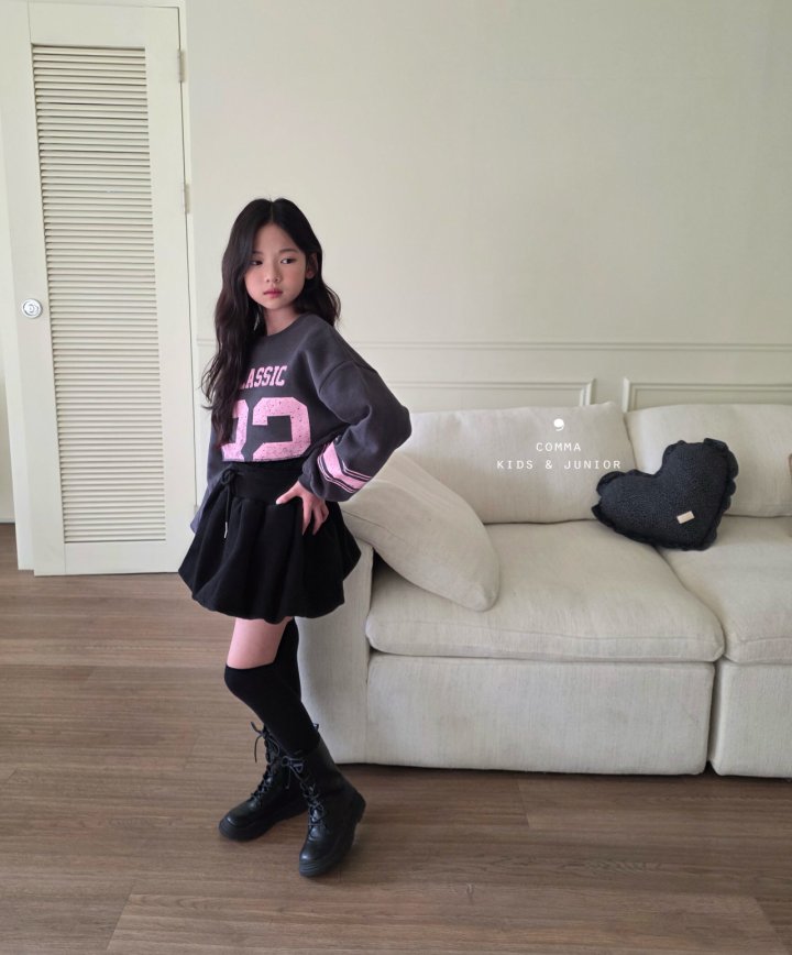 Comma - Korean Children Fashion - #childrensboutique - 82 Crop Tee - 12