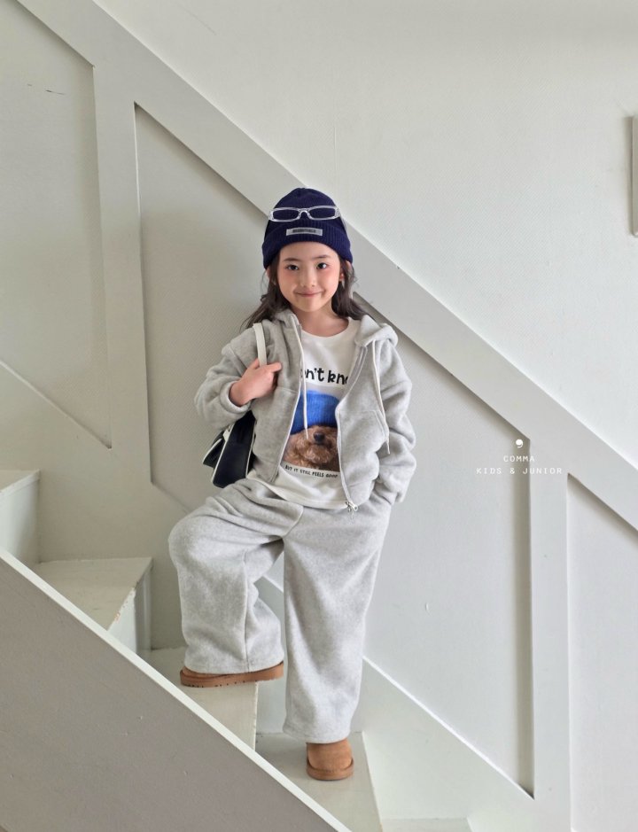 Comma - Korean Children Fashion - #childrensboutique - Fleece Hood Jacket - 8