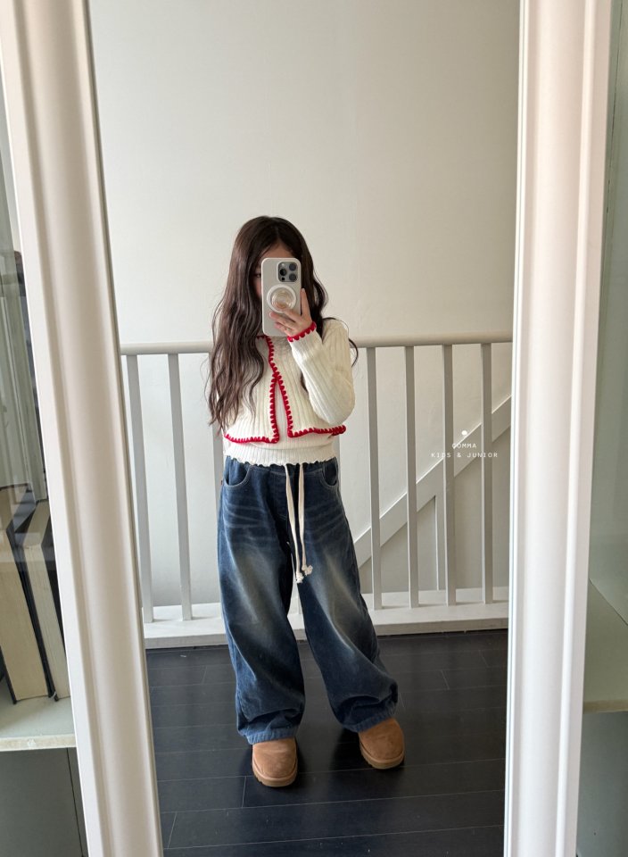 Comma - Korean Children Fashion - #childrensboutique - Point Cardigan - 5