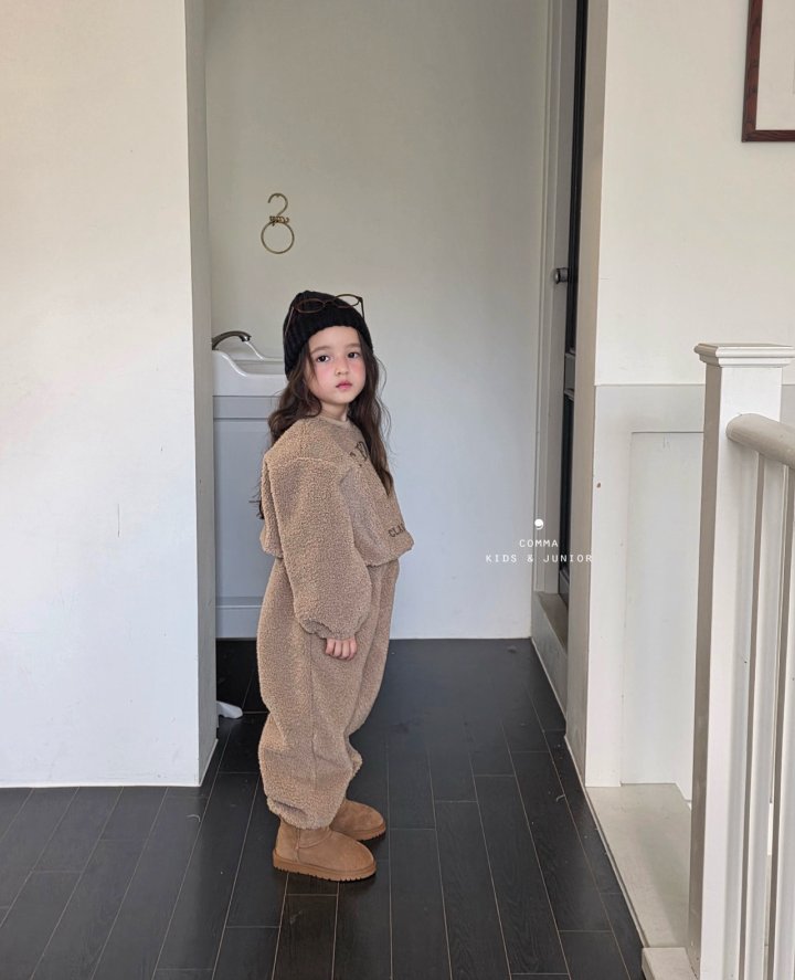 Comma - Korean Children Fashion - #childrensboutique - Furry Bear Sweatshirt - 10