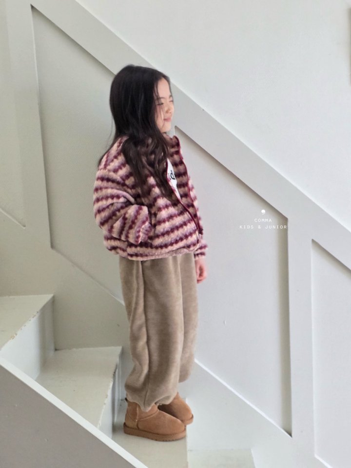 Comma - Korean Children Fashion - #childrensboutique - Ribbed Wide Pants - 9
