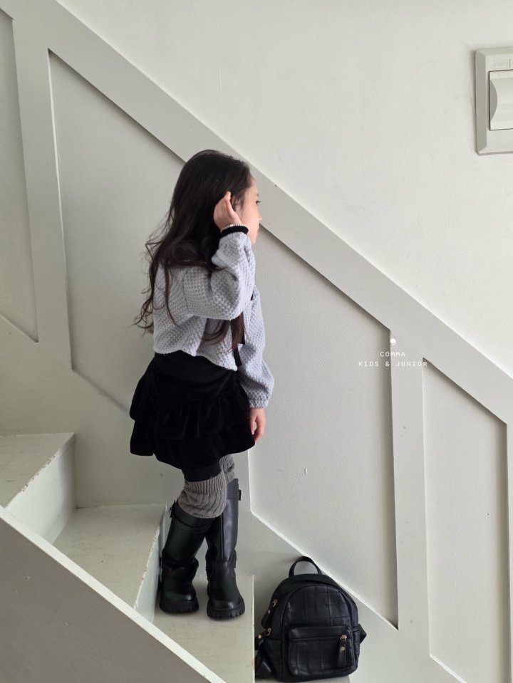 Comma - Korean Children Fashion - #childofig - String Cardigan - 4