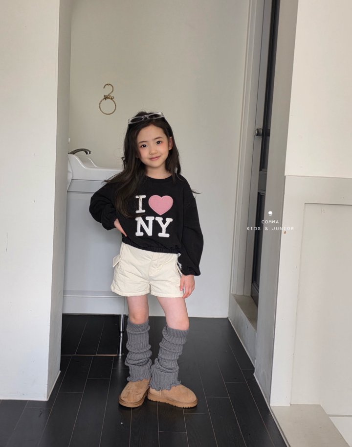 Comma - Korean Children Fashion - #childrensboutique - NY Heart Tee