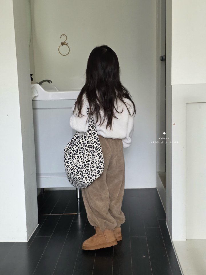 Comma - Korean Children Fashion - #designkidswear - Ribbed Wide Pants (Junior) - 6