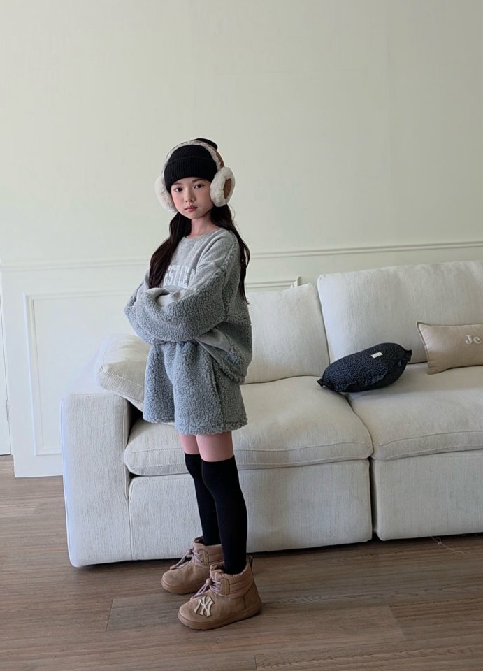 Comma - Korean Children Fashion - #designkidswear - Fleece Set - 6