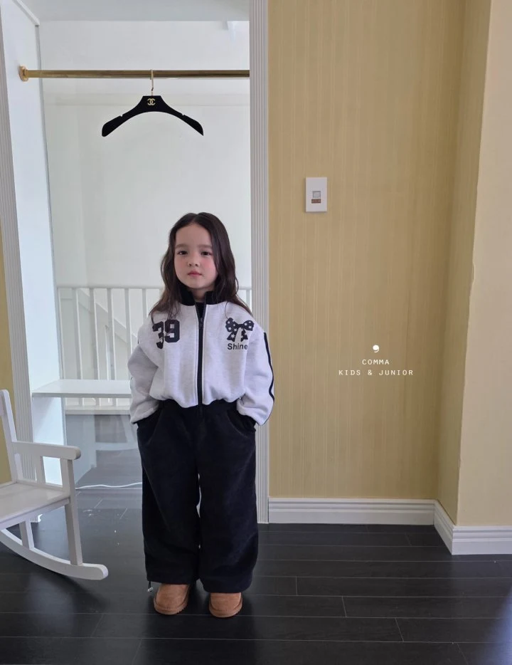 Comma - Korean Children Fashion - #designkidswear - Ribbed Wide Pants - 10