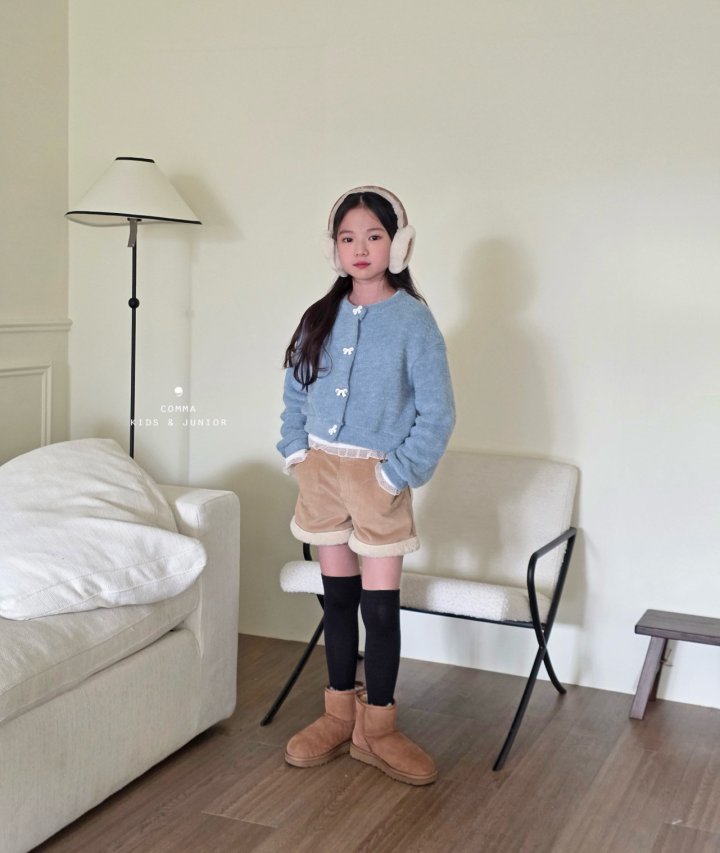 Comma - Korean Children Fashion - #childrensboutique - Ribbon Cardigan - 4