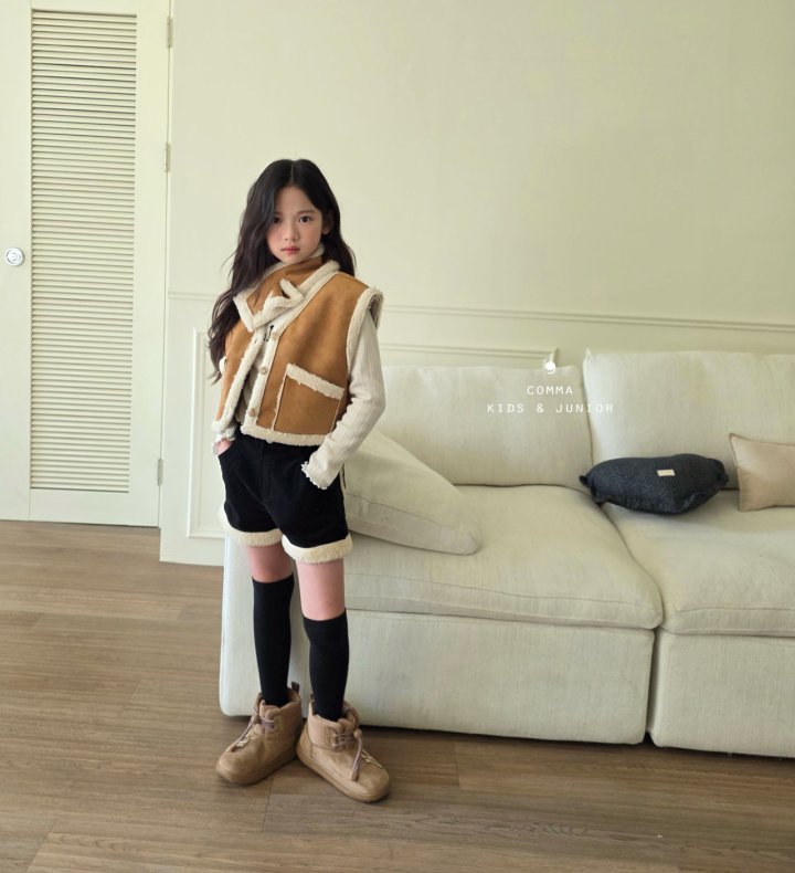 Comma - Korean Children Fashion - #designkidswear - Mustang Vest (with Scarf Set) - 12