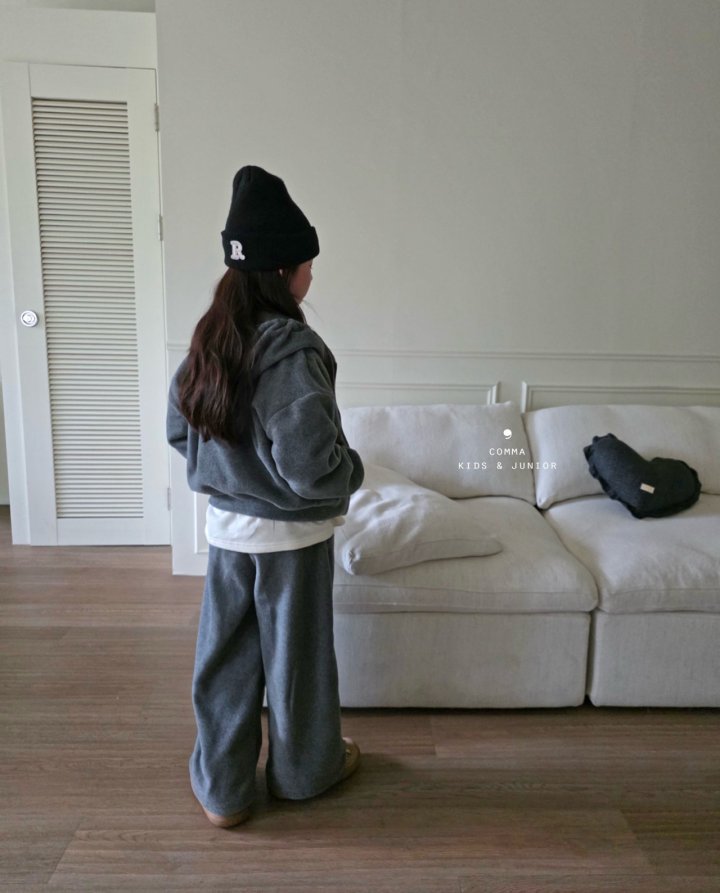 Comma - Korean Children Fashion - #discoveringself - Fleece Hood Jacket - 10