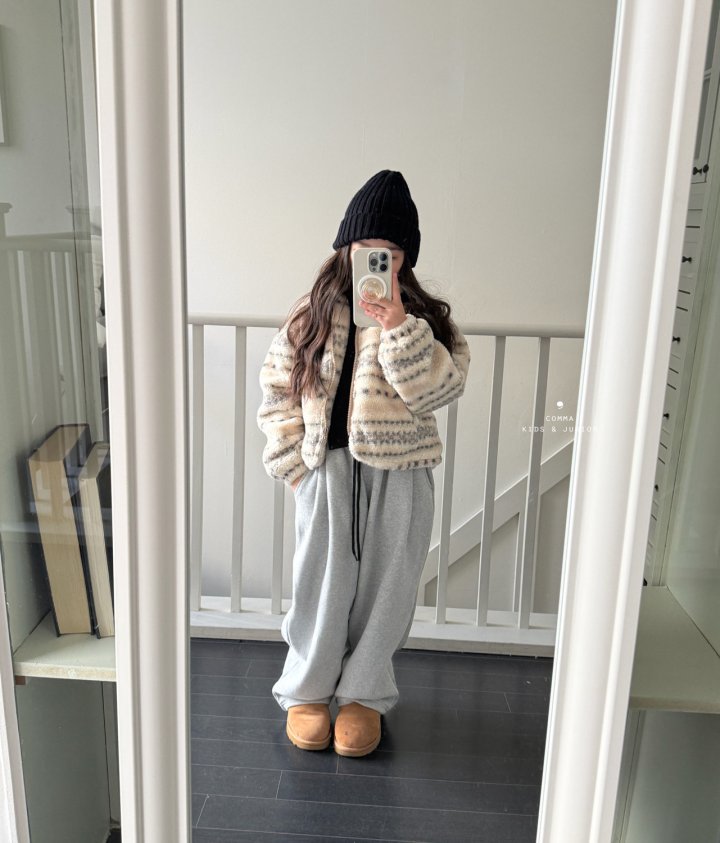Comma - Korean Children Fashion - #discoveringself - Fleece Jacket