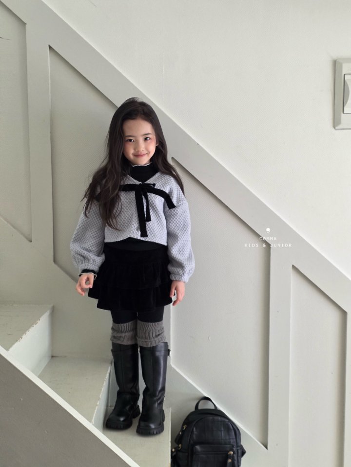 Comma - Korean Children Fashion - #discoveringself - String Cardigan - 6