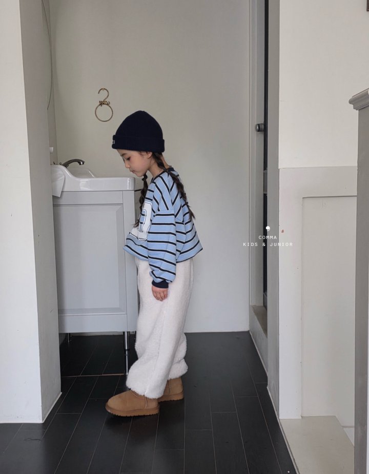 Comma - Korean Children Fashion - #discoveringself - 80 Stripe Sweatshirt - 11