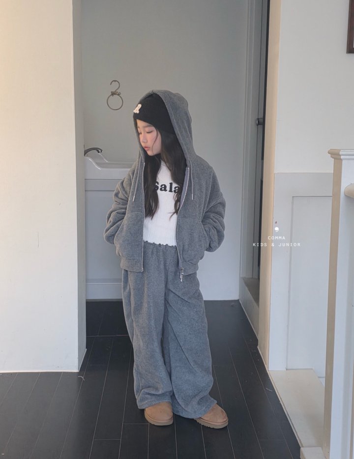 Comma - Korean Children Fashion - #fashionkids - Fleece Hood Jacket - 11