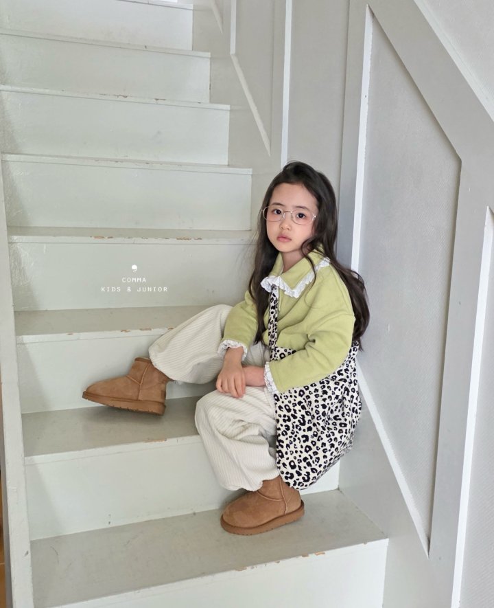 Comma - Korean Children Fashion - #fashionkids - Frill Collar Sweatshirt - 3