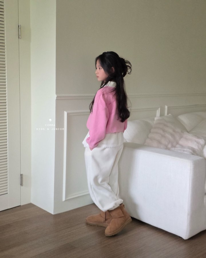 Comma - Korean Children Fashion - #discoveringself - Round Collar Tee - 4