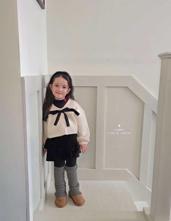 Comma - Korean Children Fashion - #kidsshorts - String Cardigan - 8
