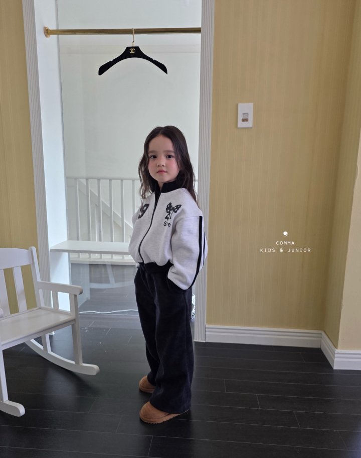Comma - Korean Children Fashion - #kidsshorts - 39 Ribbon Half Zip-Up (Junior) - 10