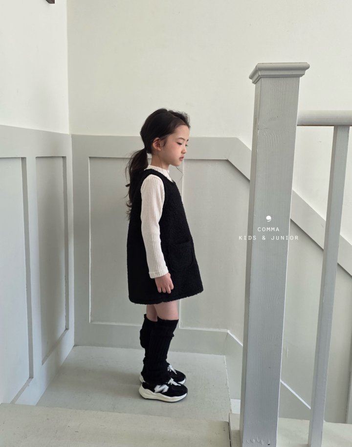 Comma - Korean Children Fashion - #kidsstore - Boucle One-piece (Junior) - 10