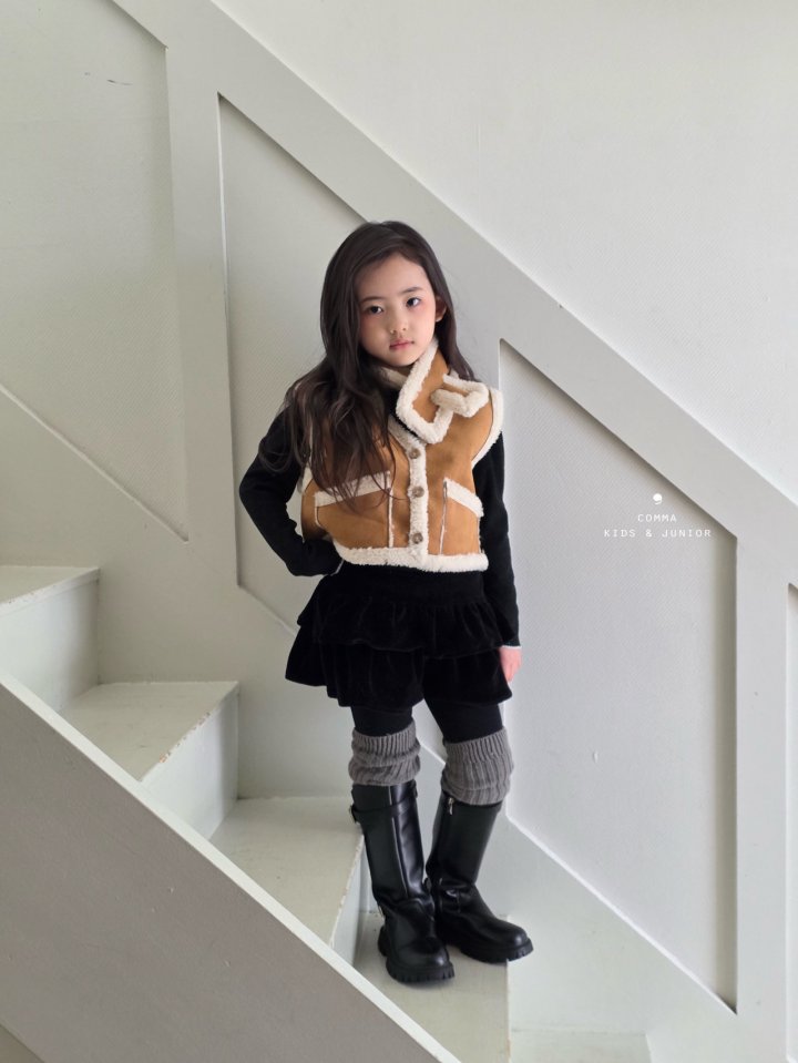 Comma - Korean Children Fashion - #kidsstore - Mustang Junior Vest (with Scarf Set)