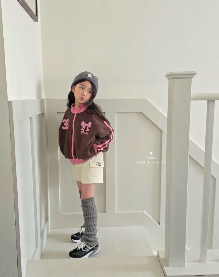 Comma - Korean Children Fashion - #kidsstore - 39 Ribbon Half Zip-Up - 12