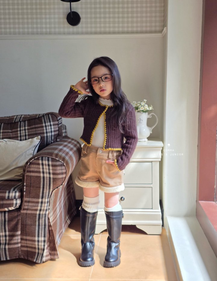 Comma - Korean Children Fashion - #kidzfashiontrend - Point Cardigan - 11