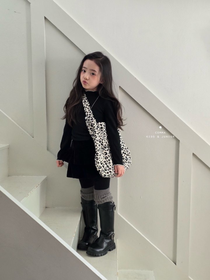 Comma - Korean Children Fashion - #kidzfashiontrend - Shirring Smock Tee - 3