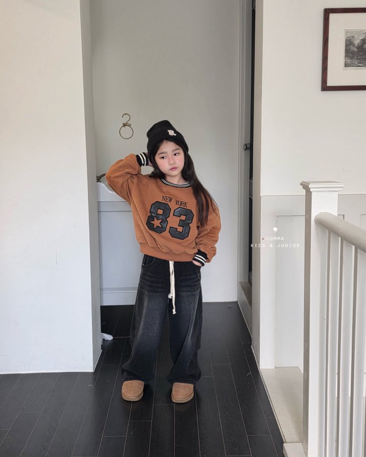Comma - Korean Children Fashion - #littlefashionista - Star Sweatshirt