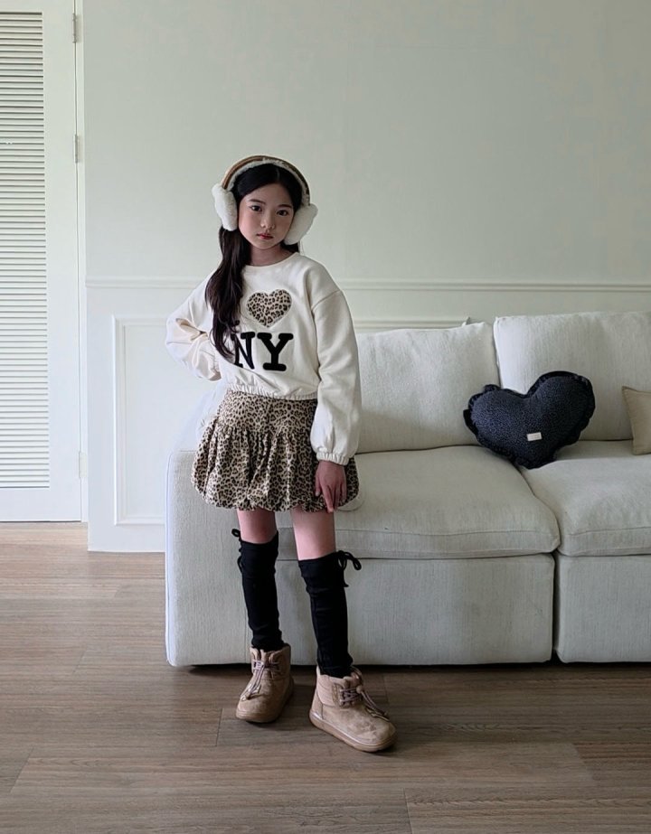 Comma - Korean Children Fashion - #Kfashion4kids - Leopard Balloon Skirt (Junior) - 4