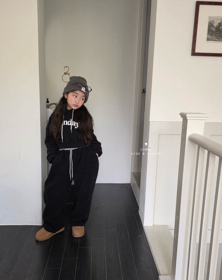 Comma - Korean Children Fashion - #littlefashionista - Sunday Hoodie - 10