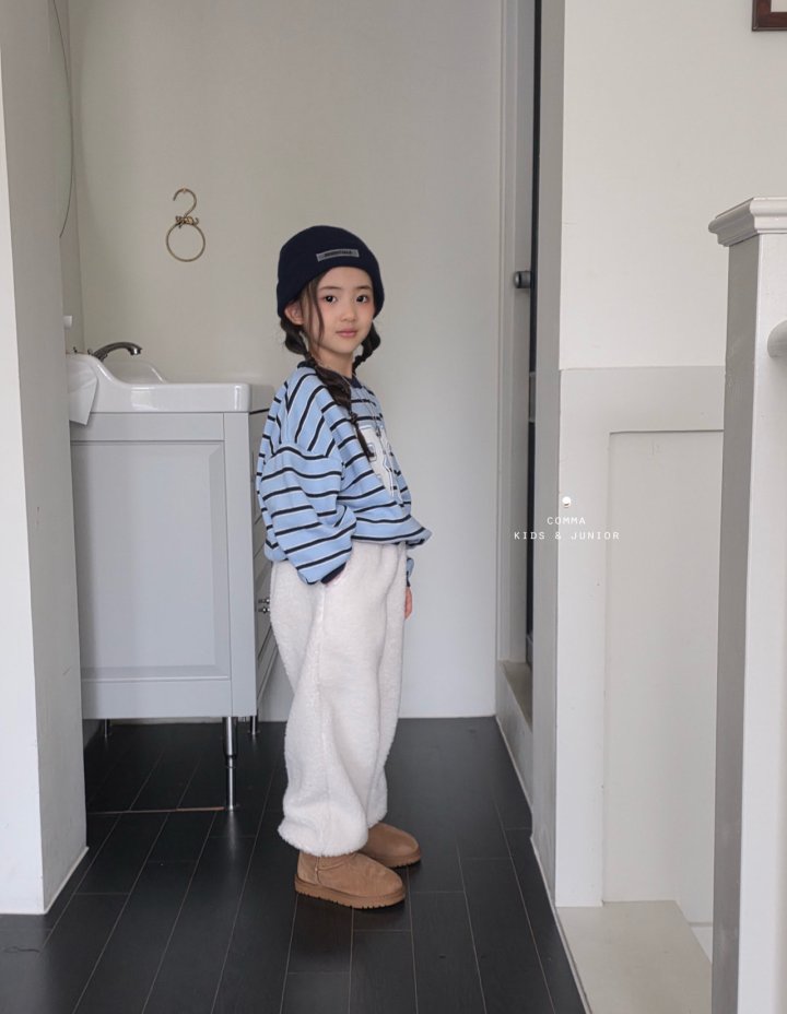 Comma - Korean Children Fashion - #littlefashionista - Fleece Jogger Pants (Junior) - 7