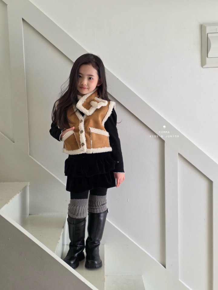 Comma - Korean Children Fashion - #Kfashion4kids - Mustang Junior Vest (with Scarf Set) - 4