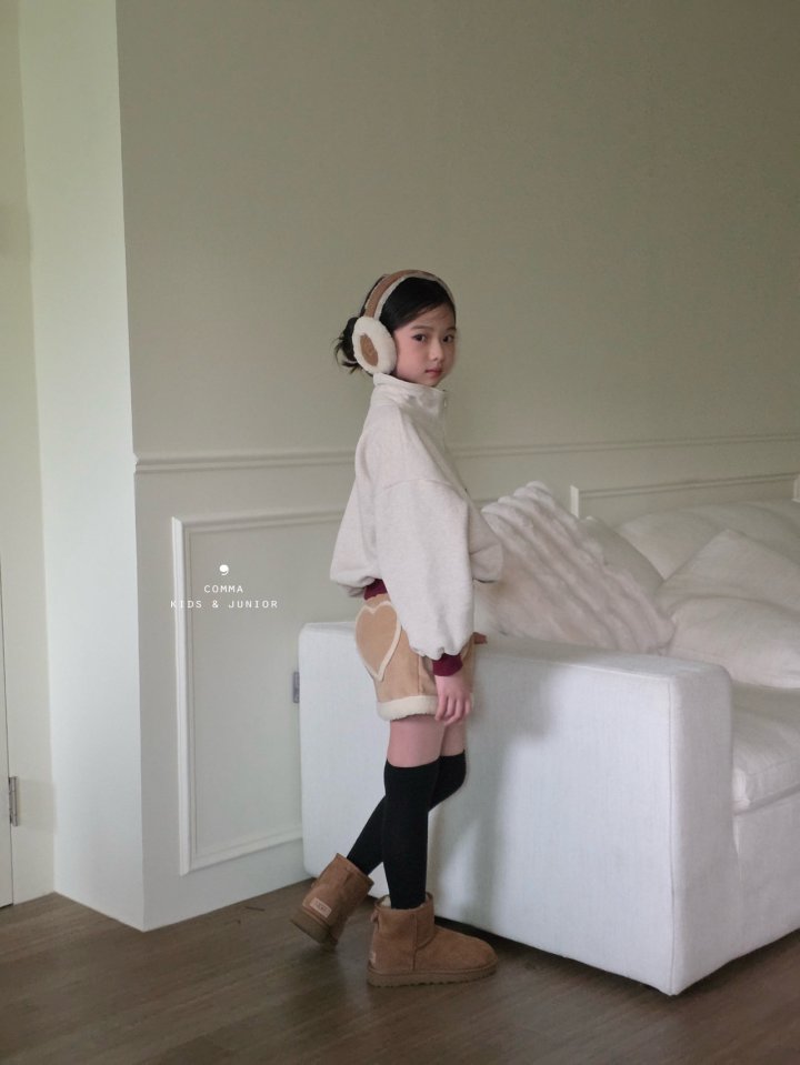 Comma - Korean Children Fashion - #magicofchildhood - Teddy Half Zip-Up - 8