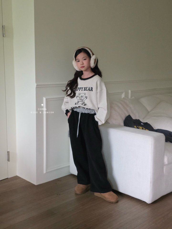 Comma - Korean Children Fashion - #littlefashionista - Happy Bear Tee - 4