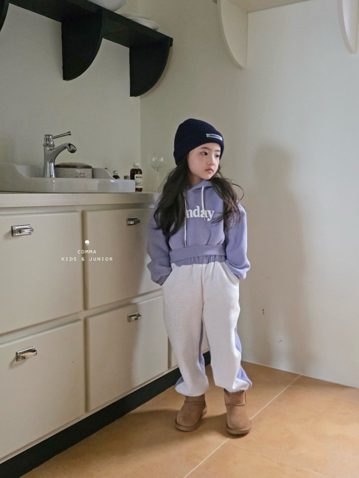 Comma - Korean Children Fashion - #magicofchildhood - Half-Half Jogger Pants - 7