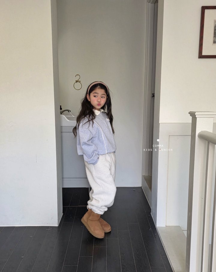 Comma - Korean Children Fashion - #magicofchildhood - Lace Half Zip-Up - 7