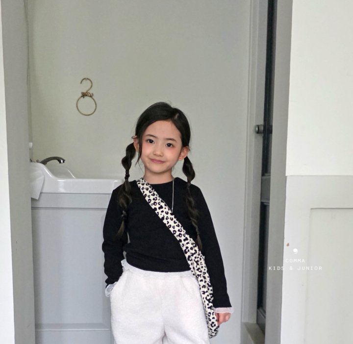 Comma - Korean Children Fashion - #minifashionista - Winter Lace Tee